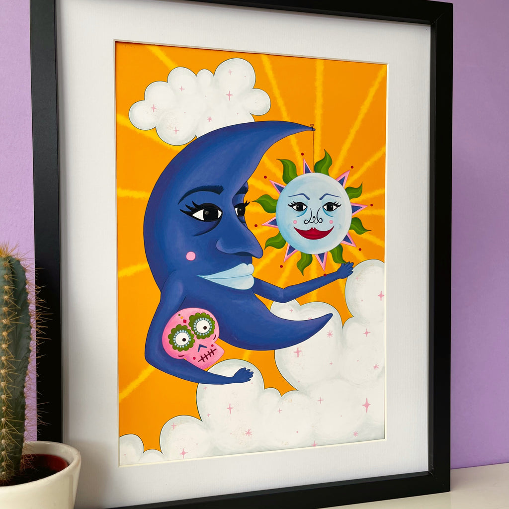 Sun And Moon Print