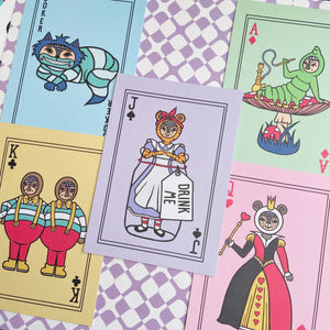 Set Of TEN Alice In Wonderland Postcards
