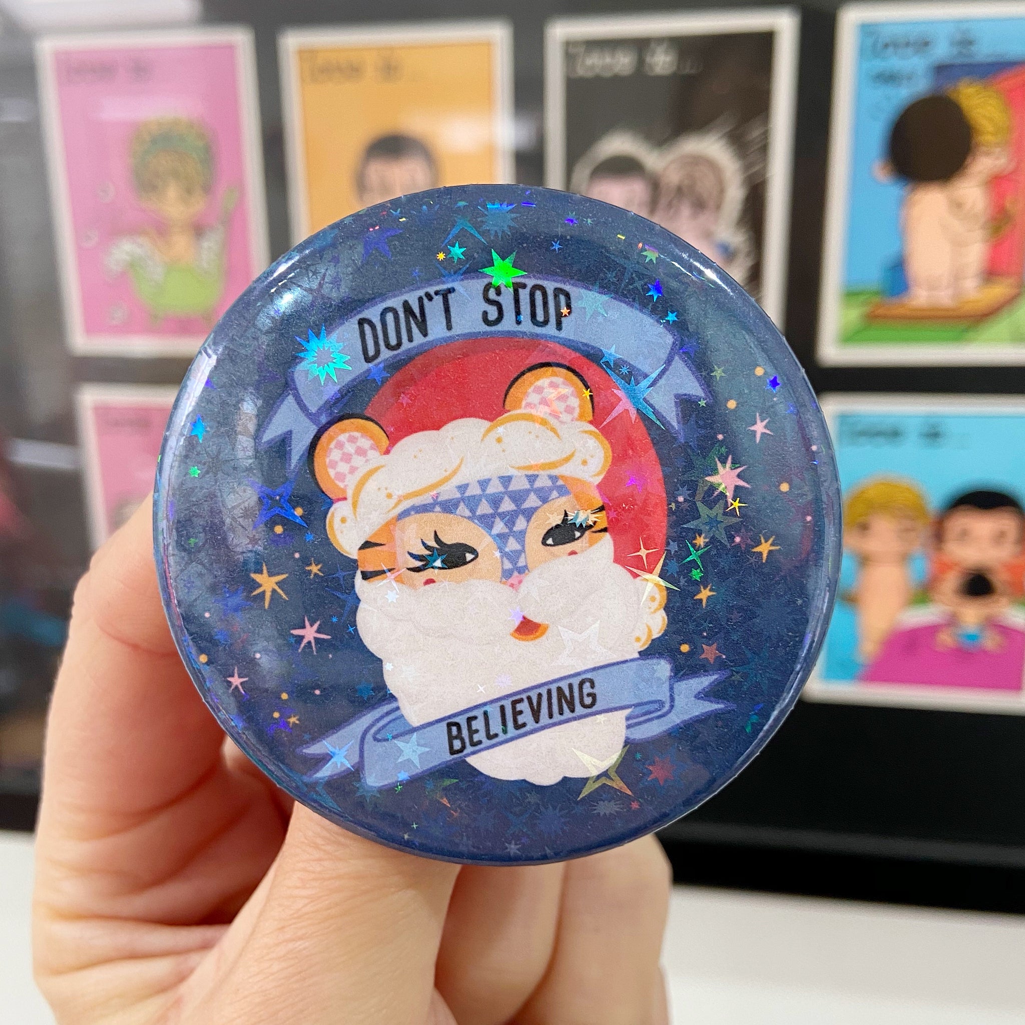 Don’t Stop Believing Button Badge