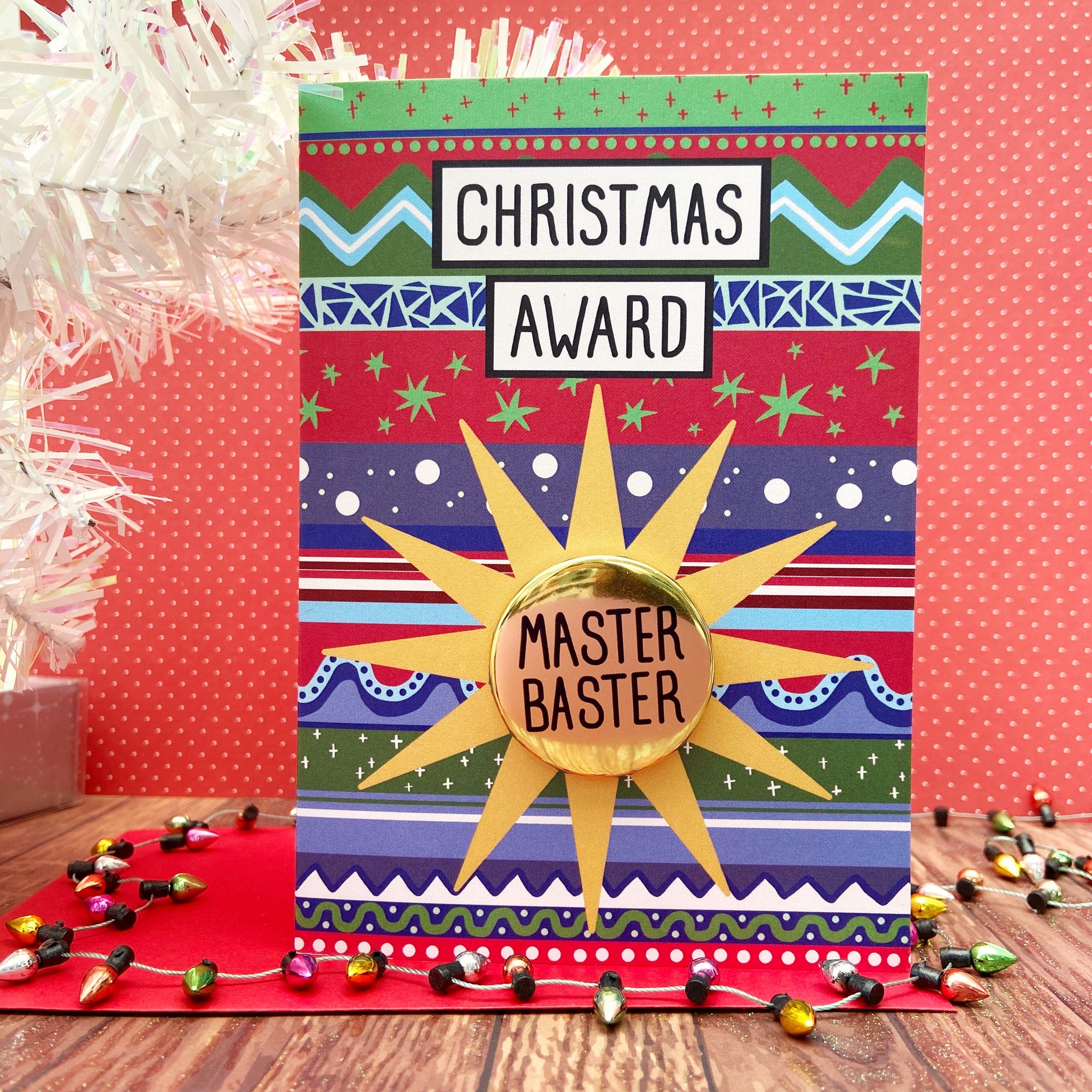 SALE Master Baster - Christmas Awards Card