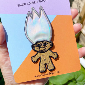 Troll Doll Embroidered Patch LIMITED EDITION