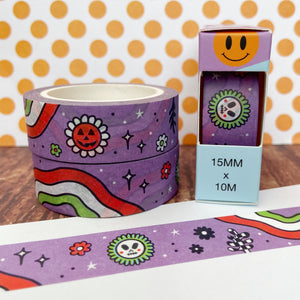 Halloween Flower Pumpkin Washi Tape