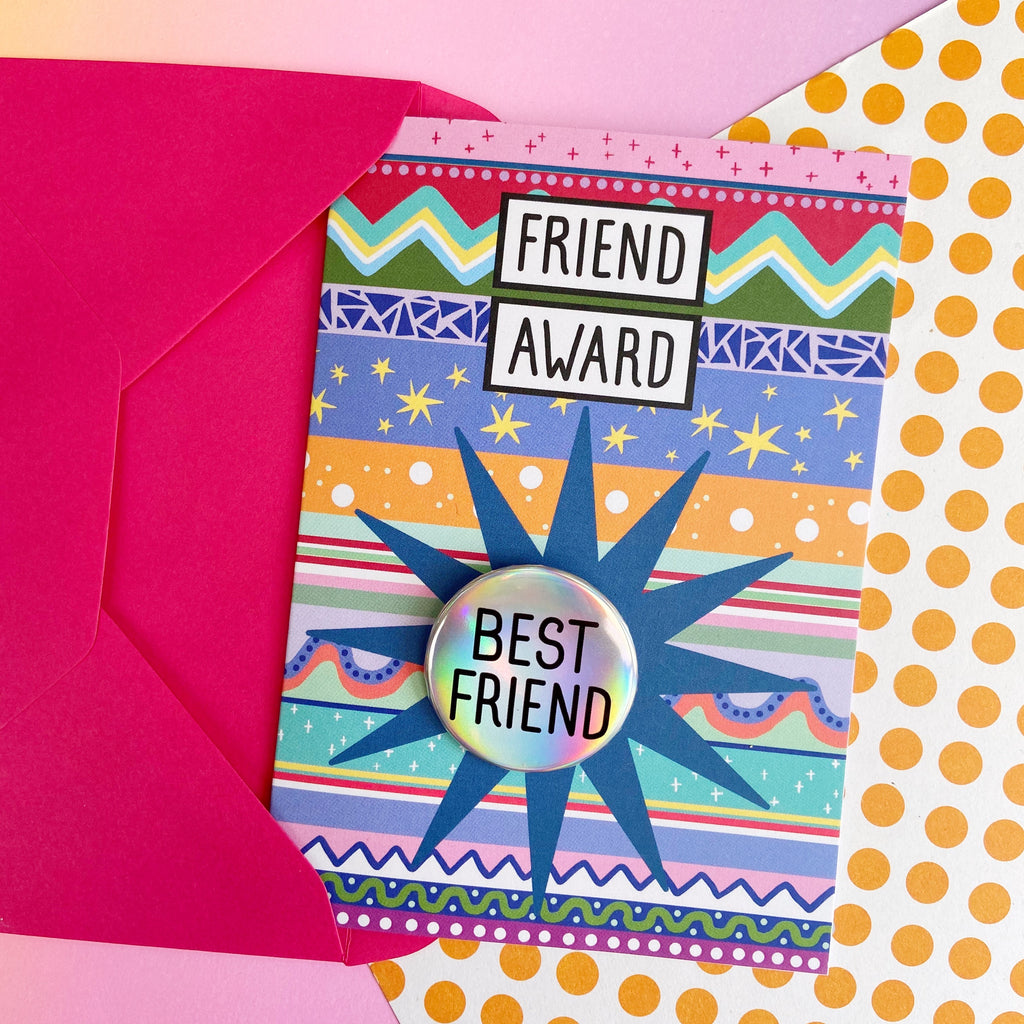 SALE Best Friend - Friend Award Card