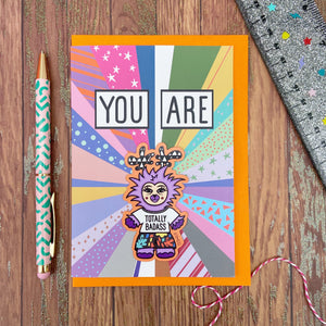 You Are Totally Badass Magnet Card