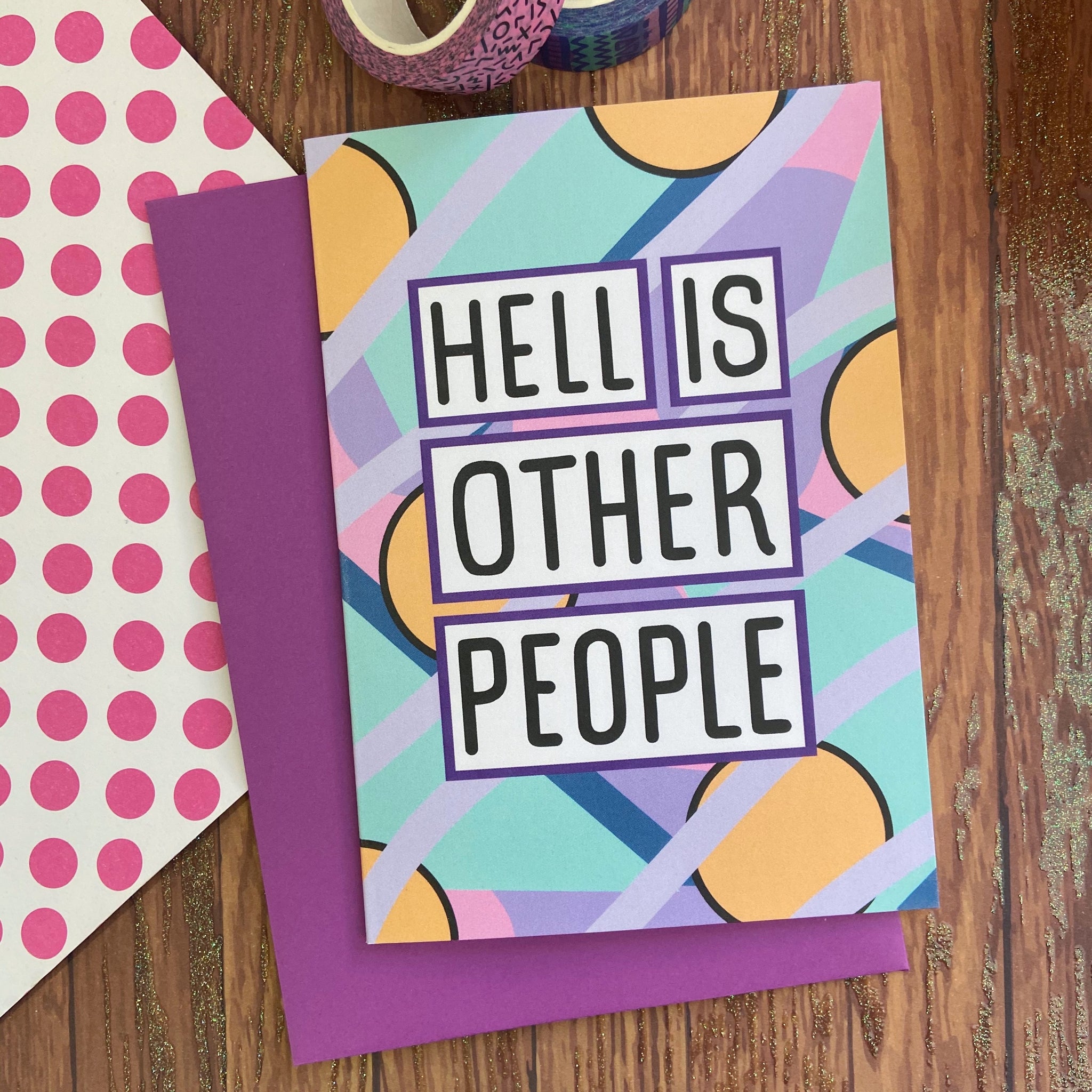 SALE Hell Is Other People Card