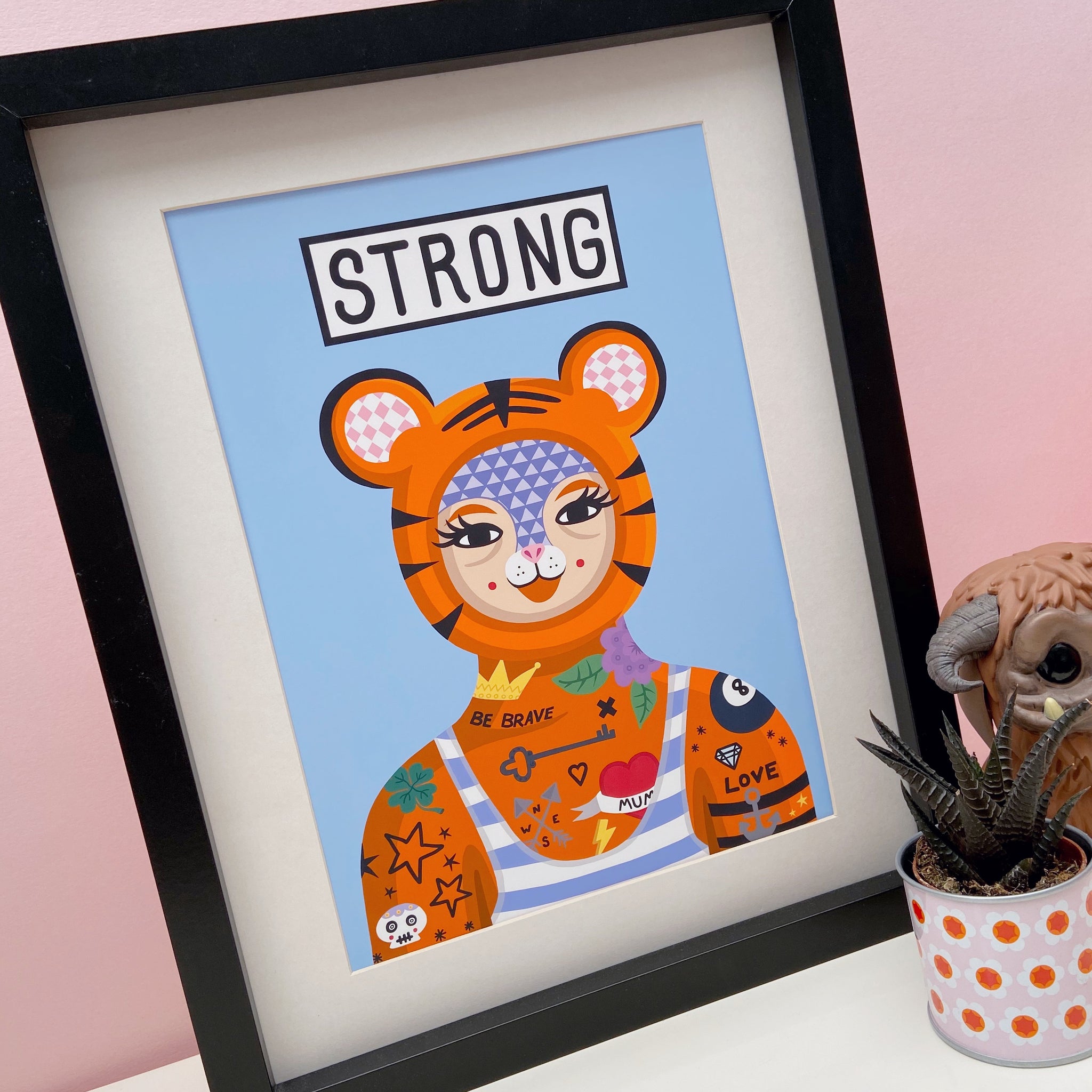 Strong Tiger Print