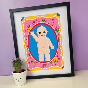 Kewpie Doll Print