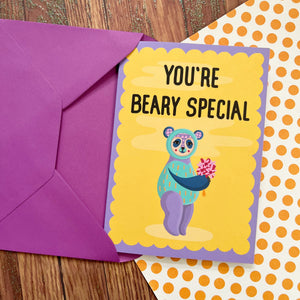 SALE You Are Beary Special Panda Card