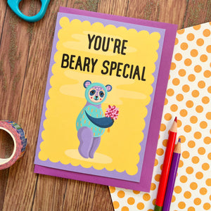 SALE You Are Beary Special Panda Card