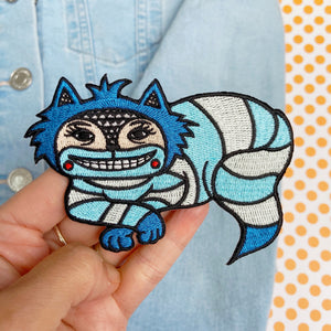 Cheshire Cat Embroidered Patch