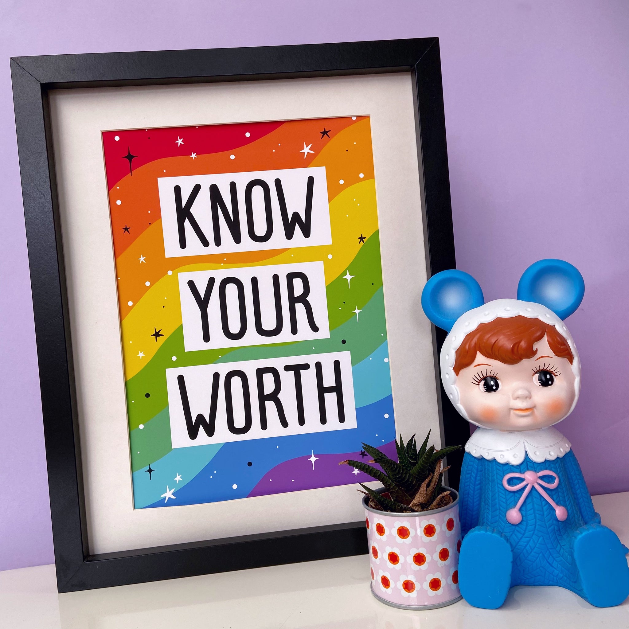 Know Your Worth Print