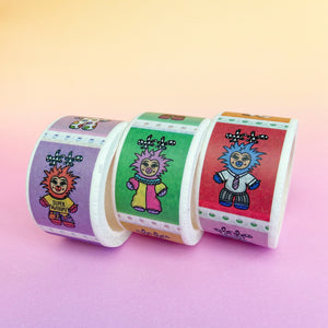 Reassurance Monster Stamp Washi Tape