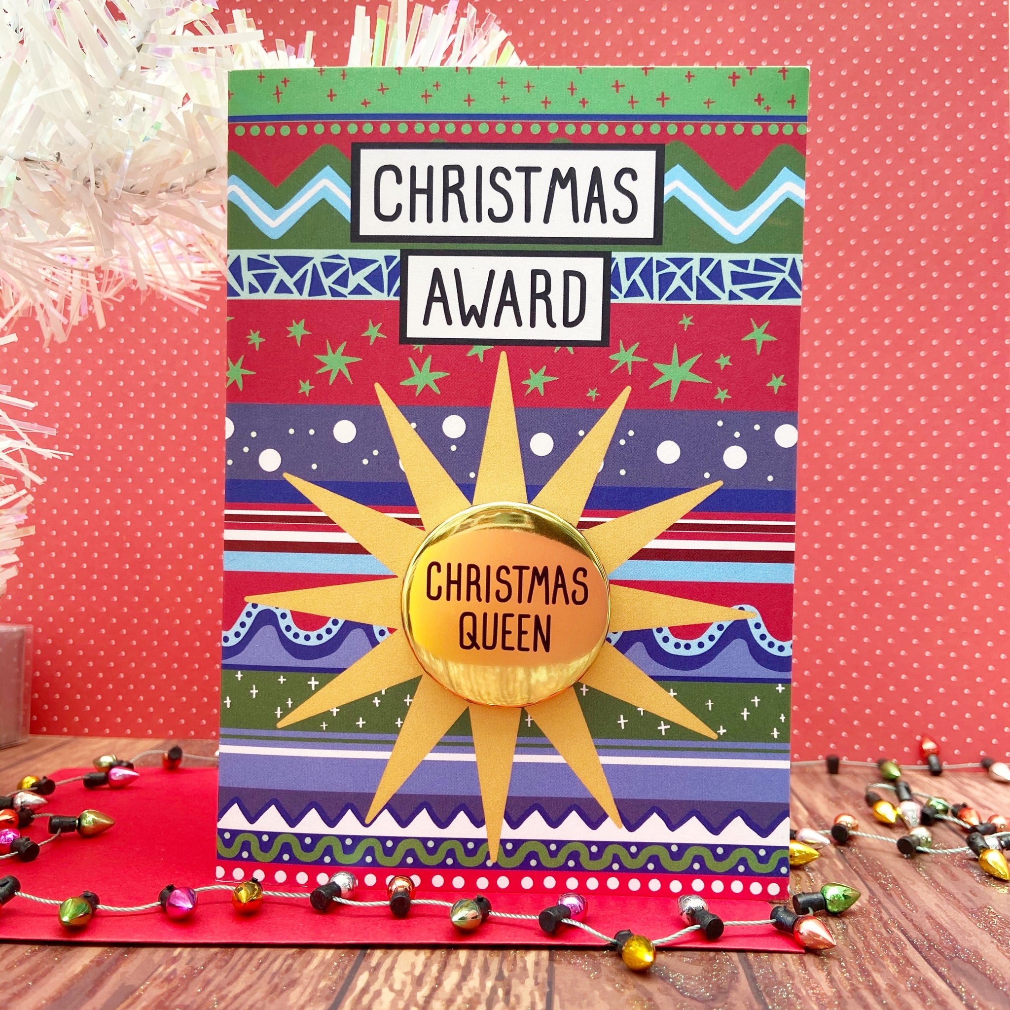 SALE Christmas Queen - Christmas Awards Card