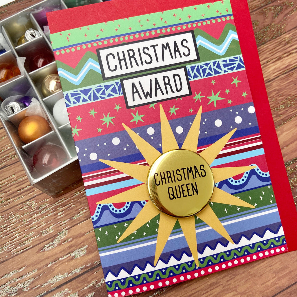 SALE Christmas Queen - Christmas Awards Card