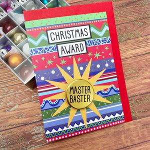 SALE Master Baster - Christmas Awards Card